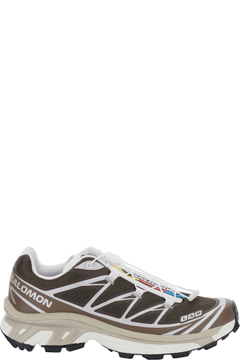 Salomon Sneaker 'xt-6' With Logo Applied On The Tongue And Chunky Sole In Brown Unisex