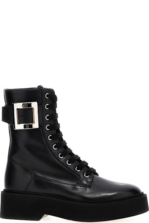 Roger Vivier أحذية لـ السيدات Roger Vivier 'viv Rangers' Ankle Boots