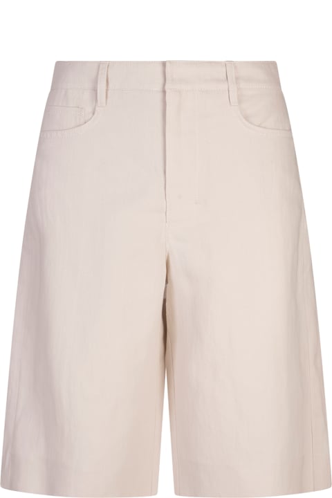 أدوات منزلية 'S Max Mara Ecru Eric Bermuda Shorts