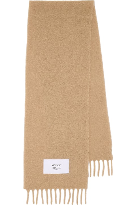 Maison Kitsuné Scarves for Men Maison Kitsuné Baby Alpaca Scarf