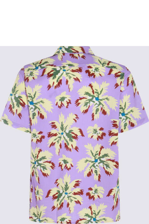 PS by Paul Smith Men PS by Paul Smith Purple Multicolour Cotton Shirt