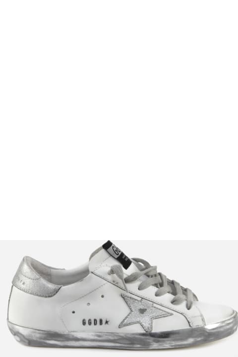 Fashion for Men Golden Goose Superstar Sneakers With Laminated Leather Details