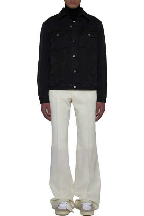 Coats & Jackets for Men Off-White Denim Jacket With Logo
