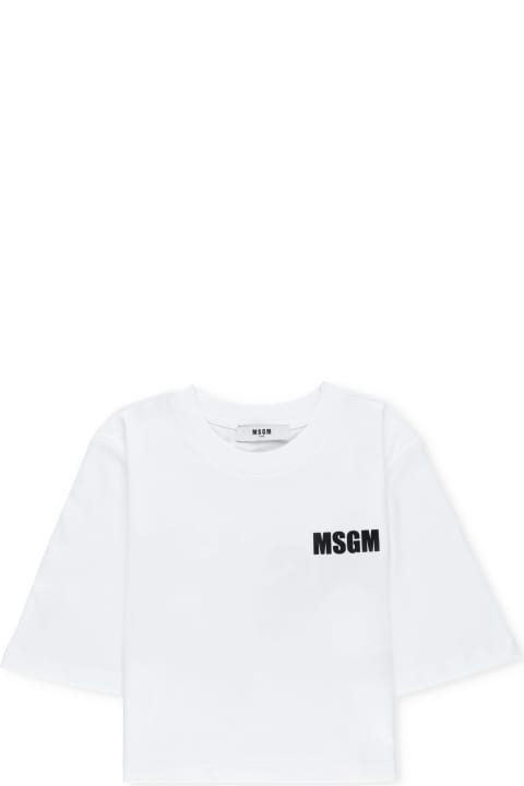 MSGM T-Shirts & Polo Shirts for Girls MSGM T-shirt With Logo