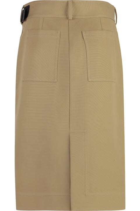 Bottega Veneta for Women Bottega Veneta Cotton Wrap Skirt