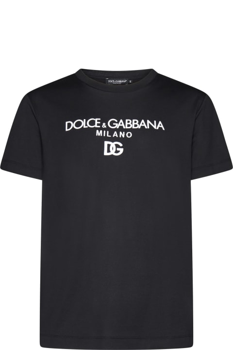 Dolce & Gabbana Sale for Men Dolce & Gabbana Dg Embroidery Logo T-shirt