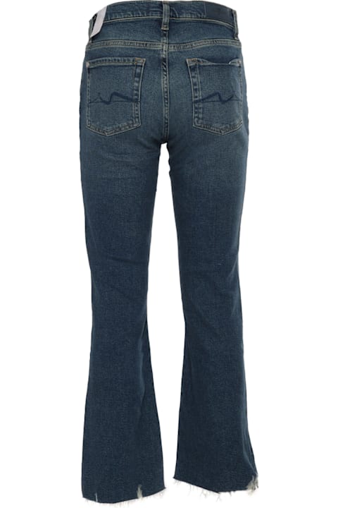 7 For All Mankind Clothing for Women 7 For All Mankind Daisy Ankle Boot Bay With Worn Out Hem