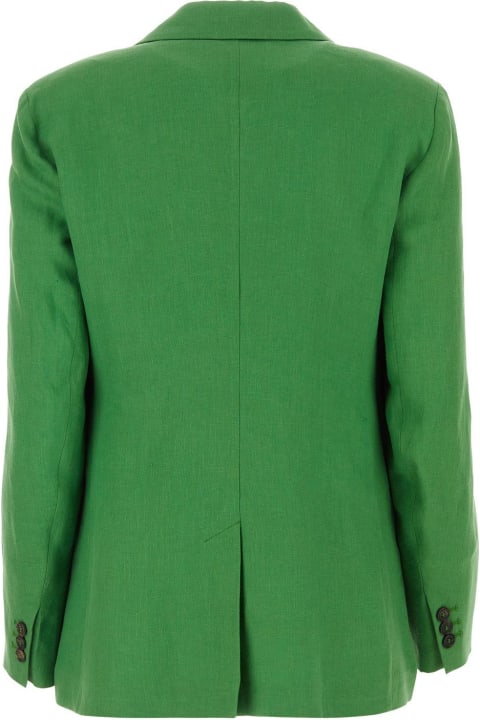 Homeware 
S Max Mara Grass Green Linen Sofia Blazer