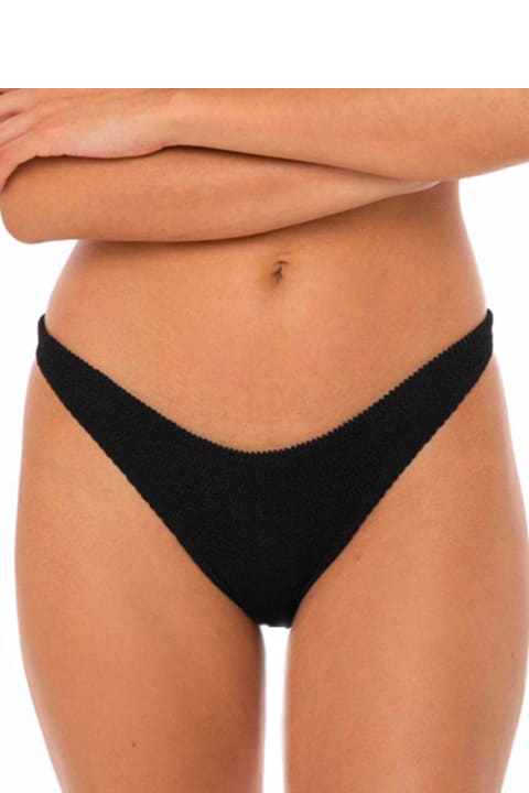 MC2 Saint Barth Underwear & Nightwear for Women MC2 Saint Barth Woman Black Crinkle Swim Briefs