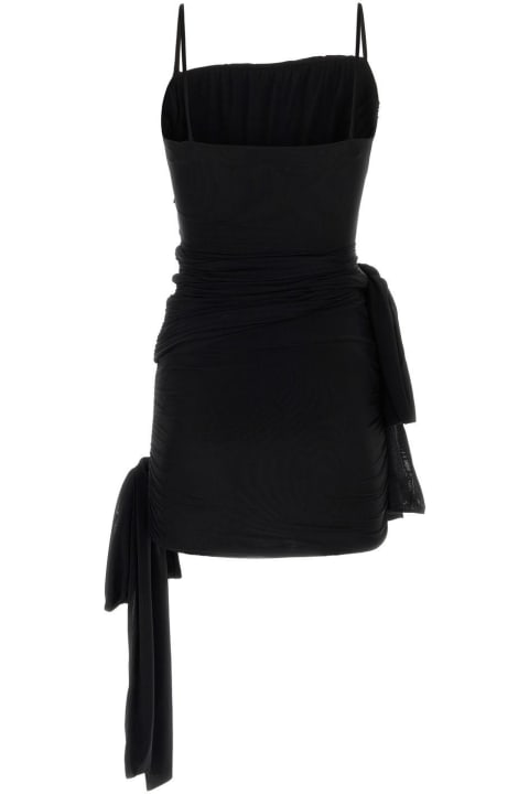Blumarine for Women Blumarine Black Stretch Nylon Mini Dress
