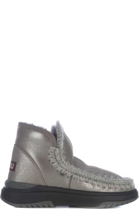 Mou Shoes for Women Mou Ankle Boots Mou "eskimo Jogger" Made Of Leather