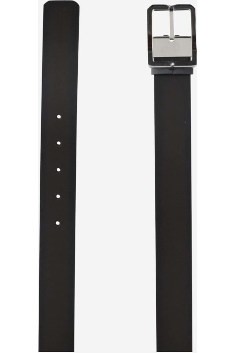 Leather Belt With Logo