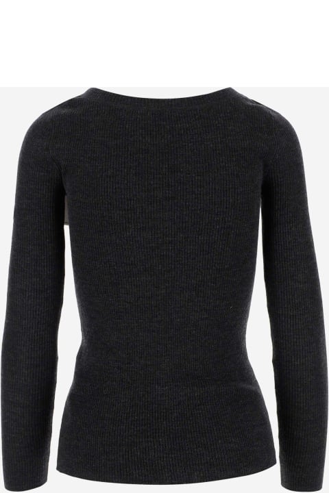 Parosh Sweaters for Women Parosh Slim-fit Knitted Jumper