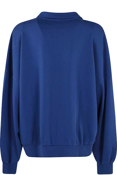 Rotate by Birger Christensen Sweaters for Women Rotate by Birger Christensen Half-zipped Oversized Polo Sweater
