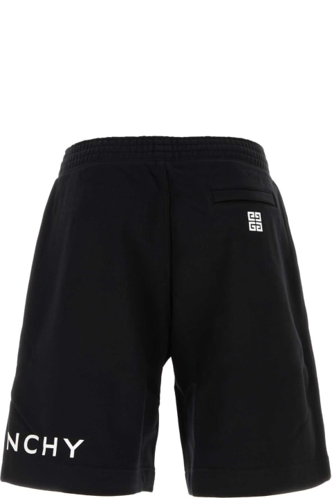 Fashion for Men Givenchy Black Cotton Bermuda Shorts