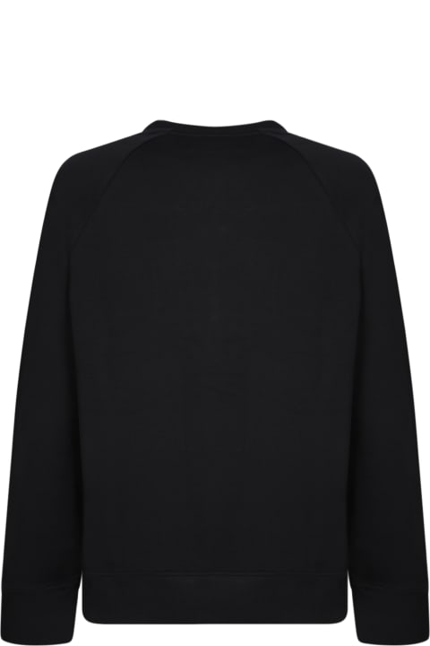 メンズ Balmainのフリース＆ラウンジウェア Balmain Balmain Logo Crewneck Sweatshirt Black