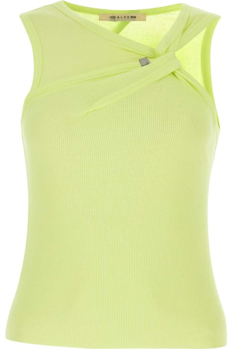 1017 ALYX 9SM Fleeces & Tracksuits for Women 1017 ALYX 9SM Fluo Yellow Cotton T-top