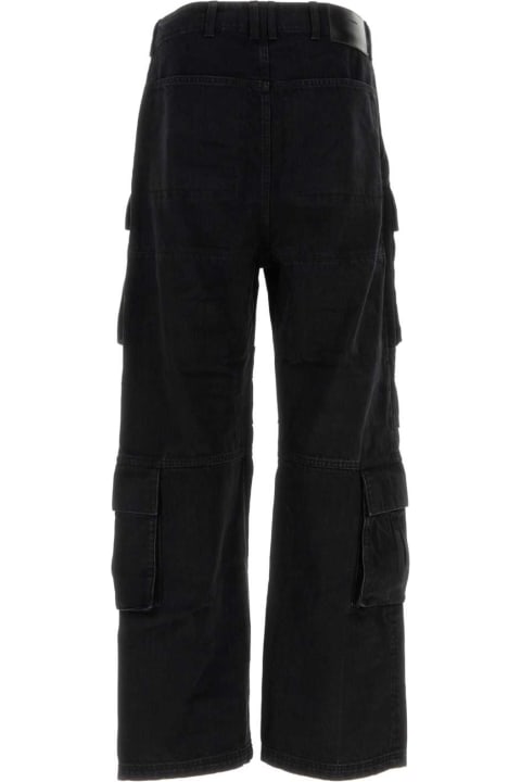 Entire Studios Pants & Shorts for Women Entire Studios Black Denim Cargo Jeans