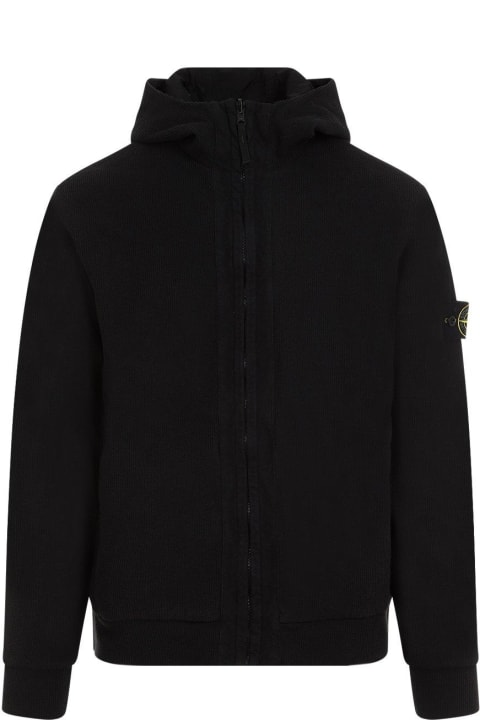 Coats & Jackets for Men Stone Island Zipped Reversible Hooded Jacket