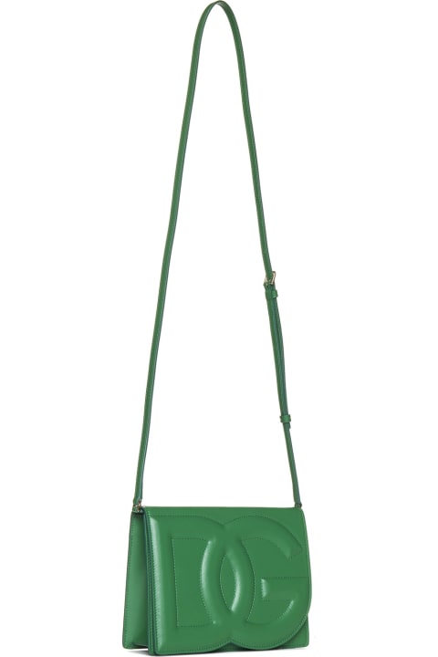 Shoulder Bags for Women Dolce & Gabbana Dg Logo Leather Crossbody Bag