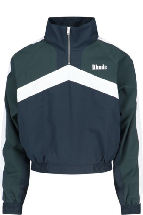 Rhude لـ Men Rhude Tech Jacket "motorsport Track"