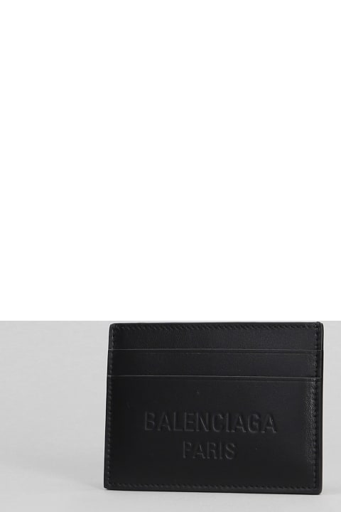 Wallets for Men Balenciaga Wallet In Black Leather