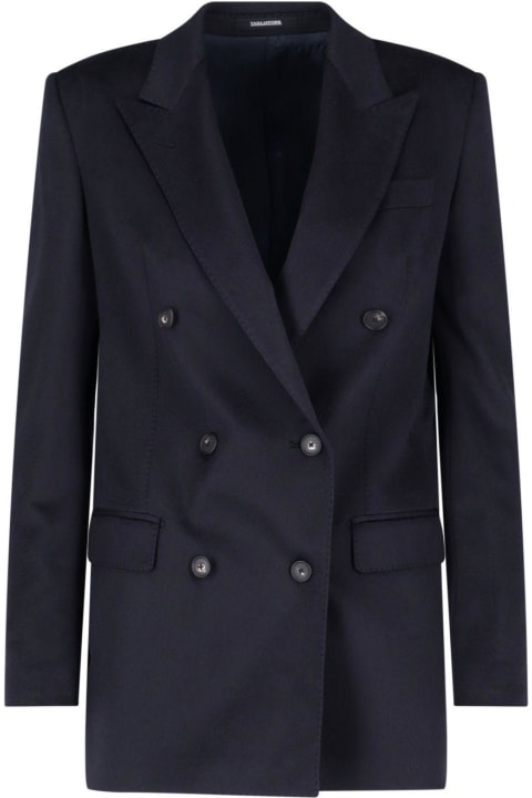ウィメンズ Tagliatoreのコート＆ジャケット Tagliatore Cashmere Double Breasted Blazer