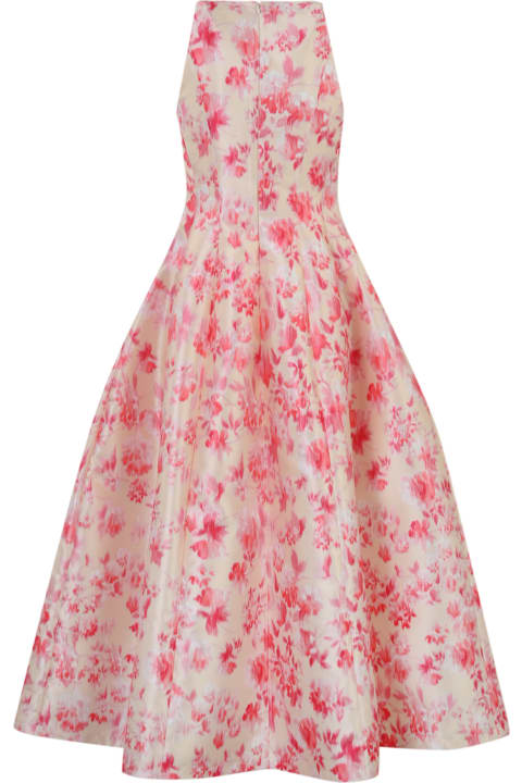 Dresses for Women Philosophy di Lorenzo Serafini Dress With Pink Floral Print