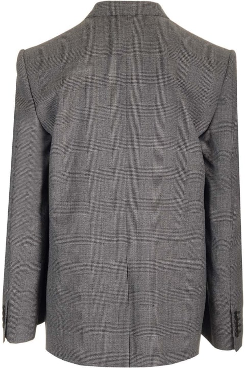Balenciaga Coats & Jackets for Women Balenciaga Prince Of Wales Checked Jacket
