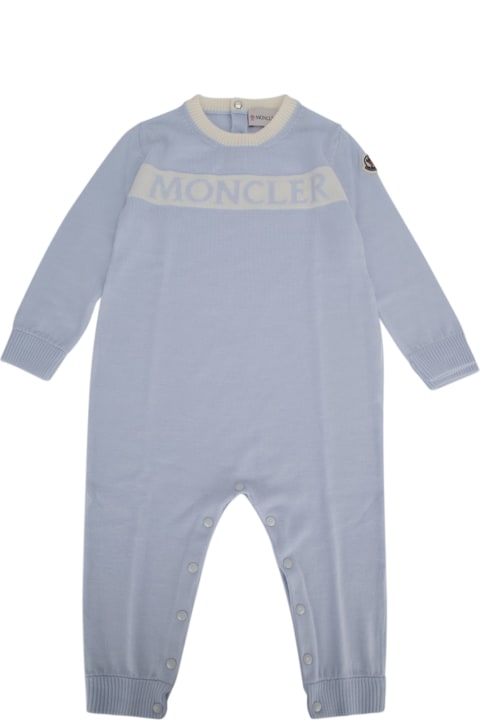 Moncler أطقم وبودي سوت لـ رُضع بنات Moncler Pagliaccetto Tricot