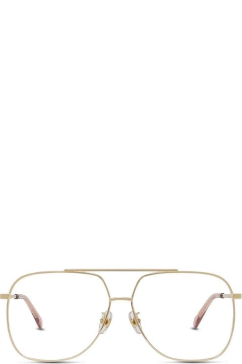 メンズ Stella McCartney Eyewearのアイウェア Stella McCartney Eyewear Pilot-frame Glasses