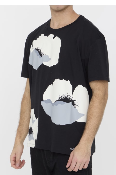 Topwear for Men Valentino Garavani Valentino Flower Portrait T-shirt
