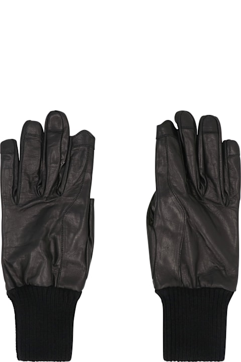 Gloves for Men Rick Owens Leather Gloves