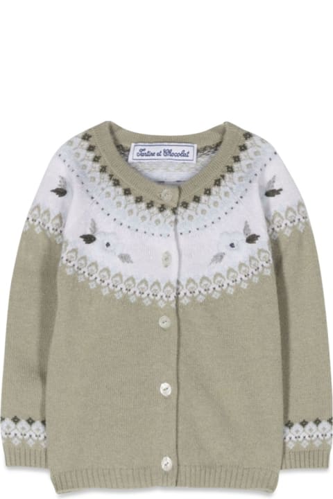 Topwear for Baby Girls Tartine et Chocolat Cardigan18 Vest