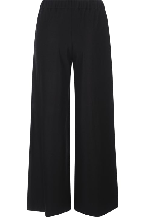 Fedeli Pants & Shorts for Women Fedeli Black Cashmere Wide Trousers