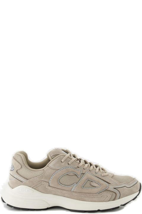 Dior Shoes for Men Dior B30 Logo Patch Lace-up Sneakers