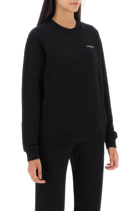 Fleeces & Tracksuits for Women Off-White Crew-neck Sweatshirt With Diag Motif