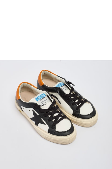 Shoes for Girls Golden Goose May Leather Sneaker