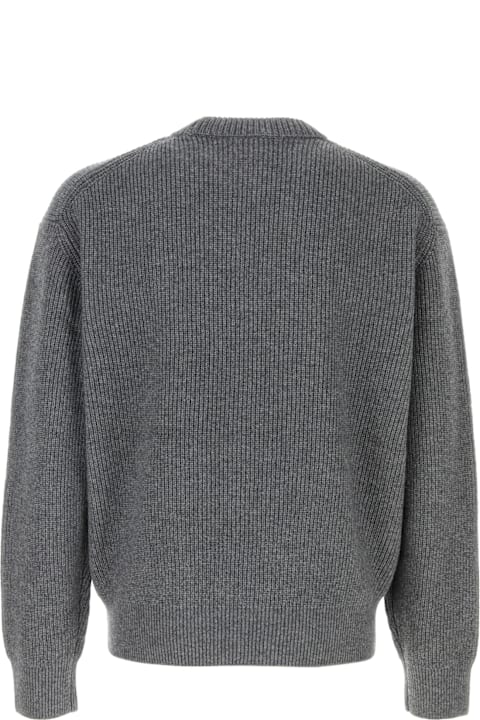 Maison Kitsuné Sweaters for Men Maison Kitsuné Bold Fox Head Patch Comfort Ribbed Jumper