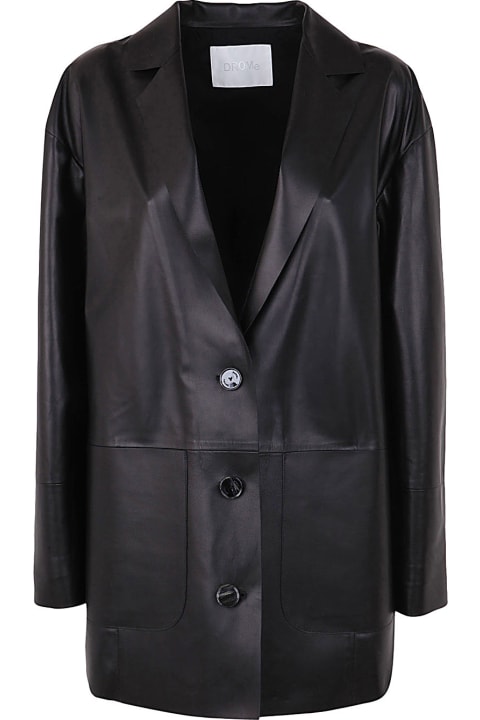 ウィメンズ DROMeのコート＆ジャケット DROMe Boxy Leather Blazer