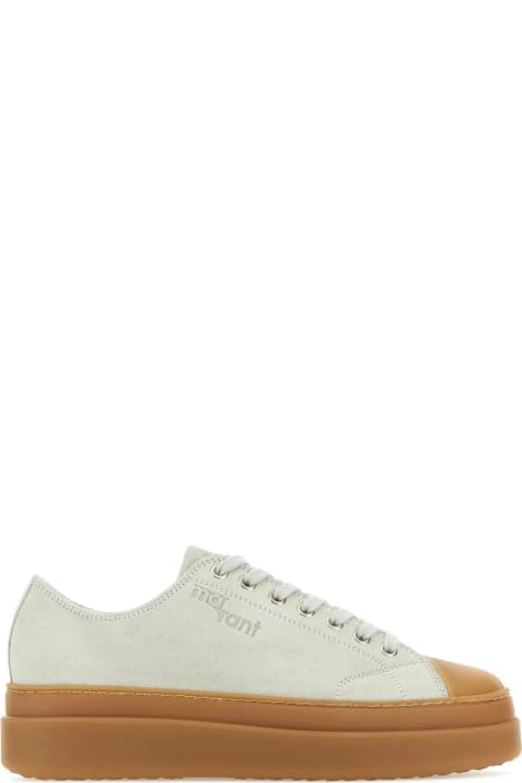 Wedges for Women Isabel Marant Ivory Suede Austen Low Sneakers