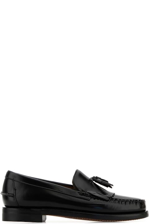 Sebago Shoes for Men Sebago Black Leather Paul Loafers