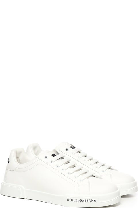 Dolce & Gabbana Portofino Leather Sneaker