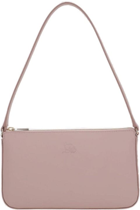 Homeware Christian Louboutin Logo Debossed Zip-up Shoulder Bag
