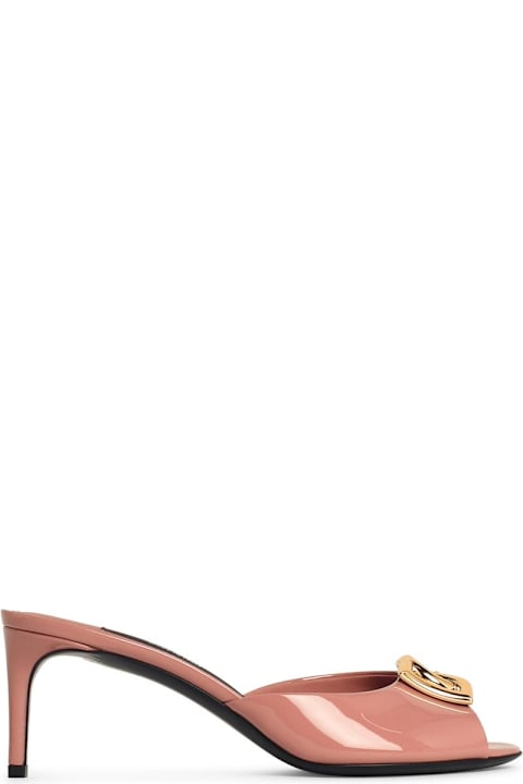 Homeware Dolce 
Gabbana Pink Leather Sandals
