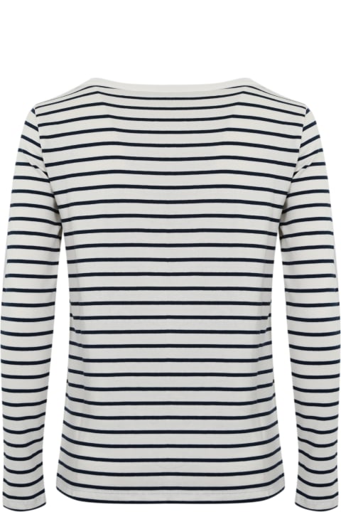 Sweaters for Women Weekend Max Mara 'erasmo' Striped Cotton Sweater
