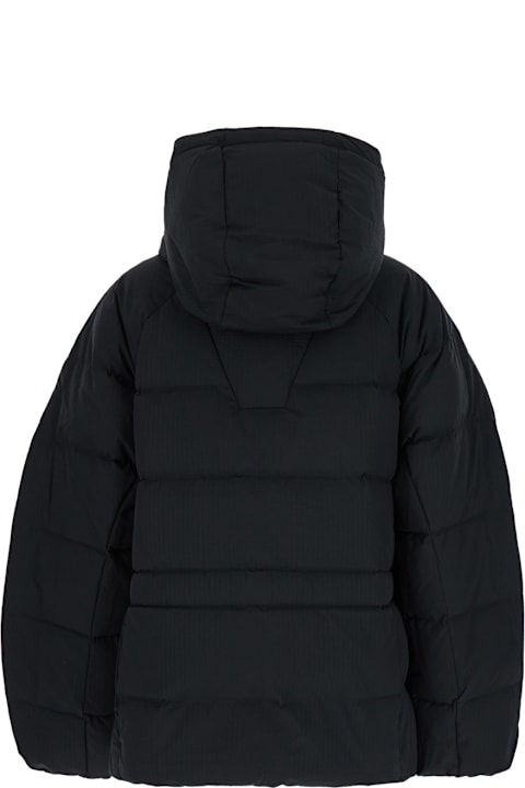 Ganni for Women Ganni Tech Seersucker Oversized Puffer Jacket