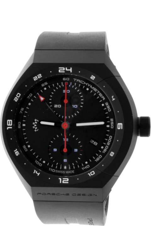 Porsche Design Monobloc Actuator 24h-chronotimer Black & Rubber Watches