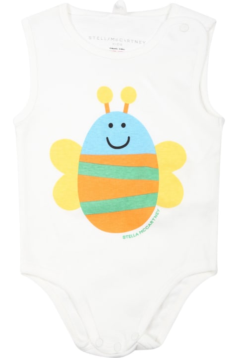 Bodysuits & Sets for Baby Boys Stella McCartney Kids White Set For Babykids With Butterflies