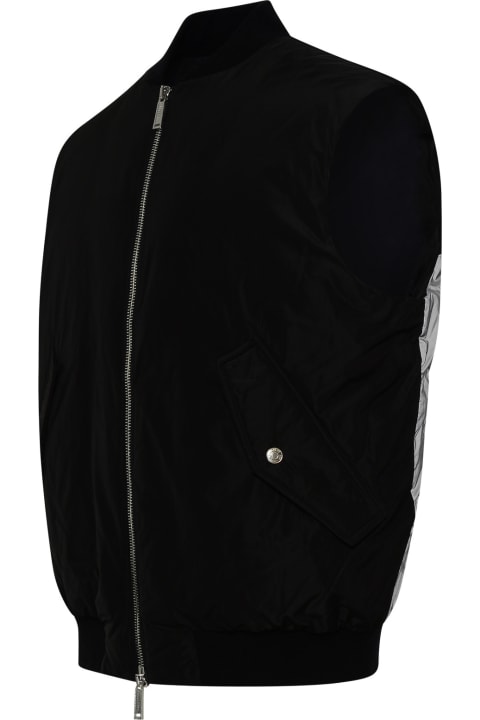 メンズ Dsquared2のコート＆ジャケット Dsquared2 Black Polyamide Vest